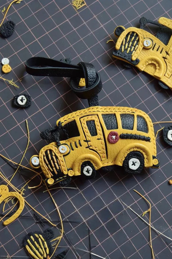 SCHOOL BUS BAG CHARM
