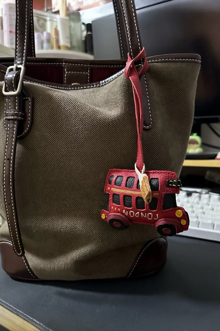 LONDON BUS BAG CHARM