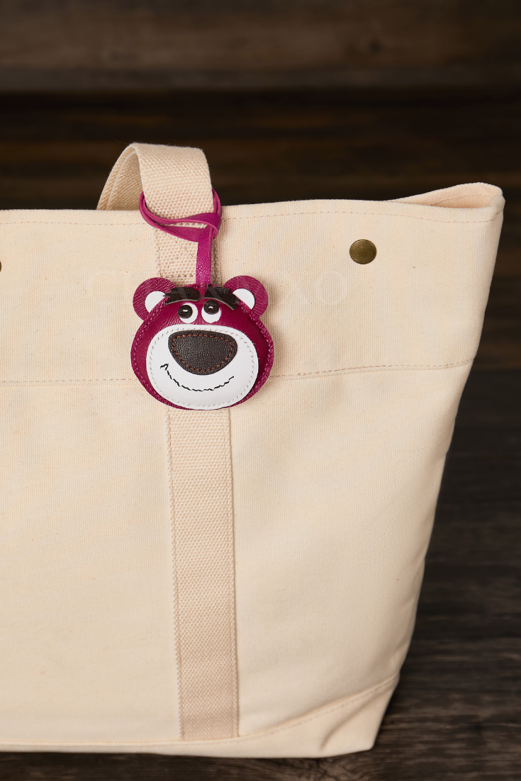 PINK BEAR BAG CHARM