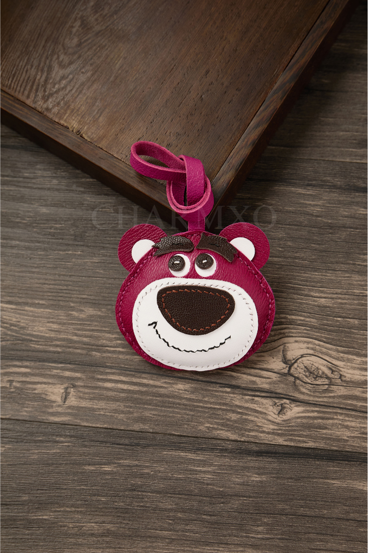 PINK BEAR BAG CHARM