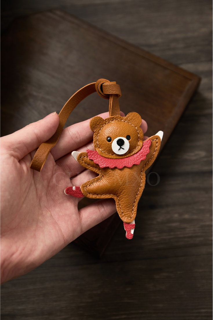 BALLET BEAR BAG CHARM