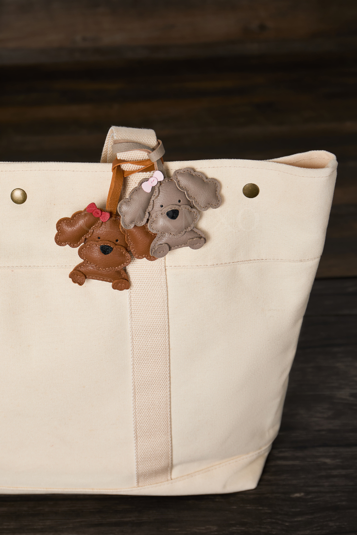 POODLE PUPPY BAG CHARM