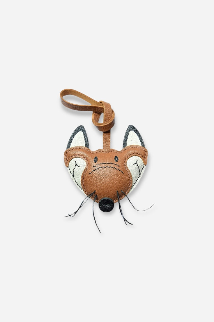 FOX HEAD BAG CHARM
