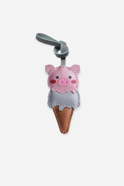 PIG ICE CREAM BAG CHARM