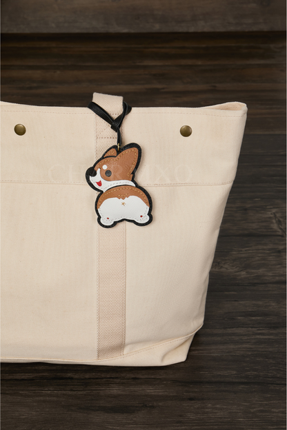 HAPPY CORGI BAG CHARM