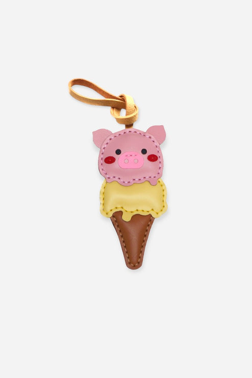 PIG ICE CREAM BAG CHARM
