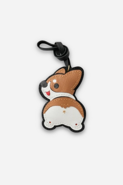 HAPPY CORGI BAG CHARM