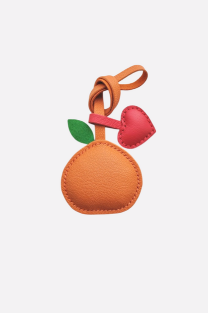 ORANGE BAG CHARM
